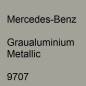 Preview: Mercedes-Benz, Graualuminium Metallic, 9707.